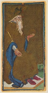 El Emperador, facsímil de una carta del tarot del mazo 